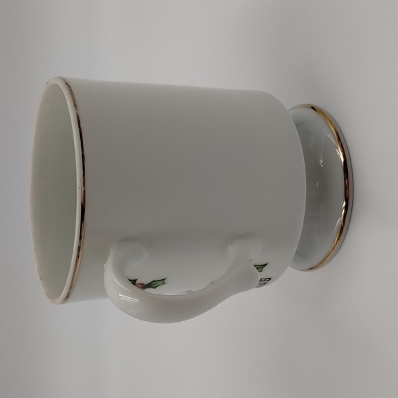 Lefton Vintage coffee Christmas Mug Mouse with Christmas Tree Santa - Picture 4 of 8